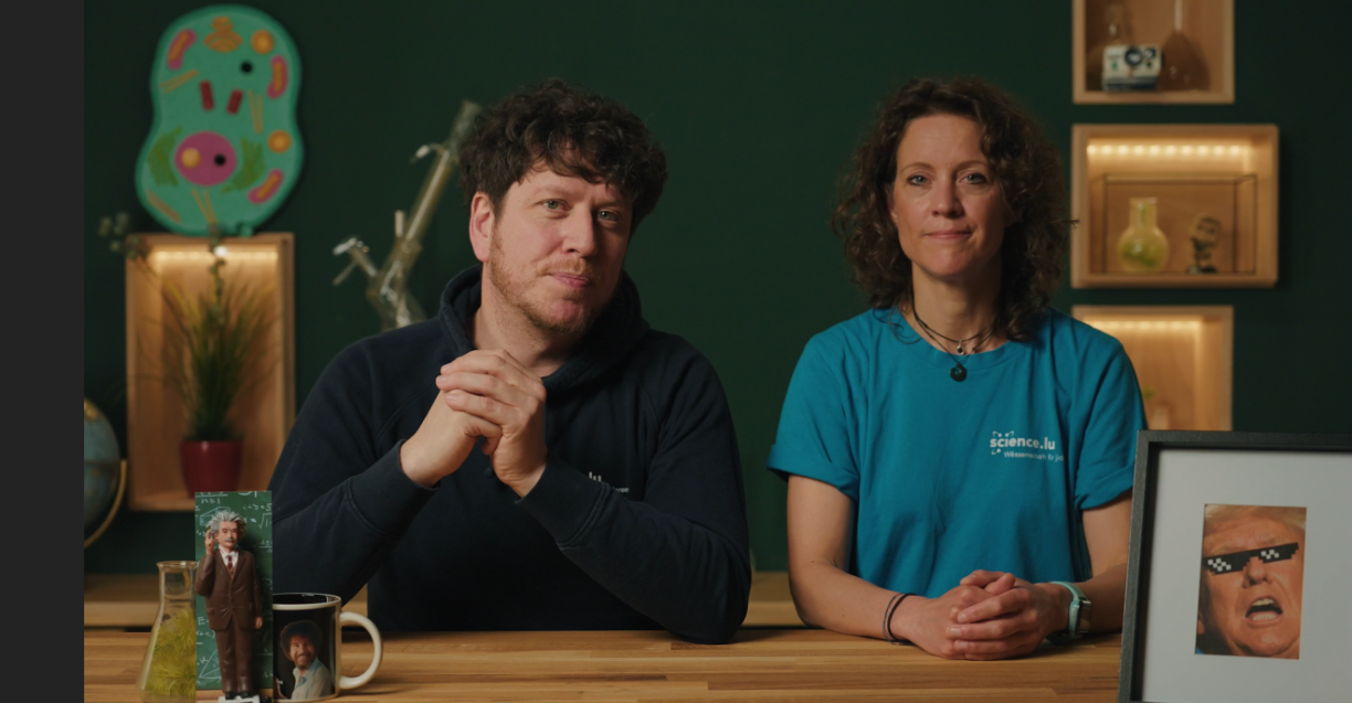 This episode of Ziel mir keng! was presented by Jean-Paul Bertemes and Michèle Weber from the Luxembourg National Research Fund (FNR).