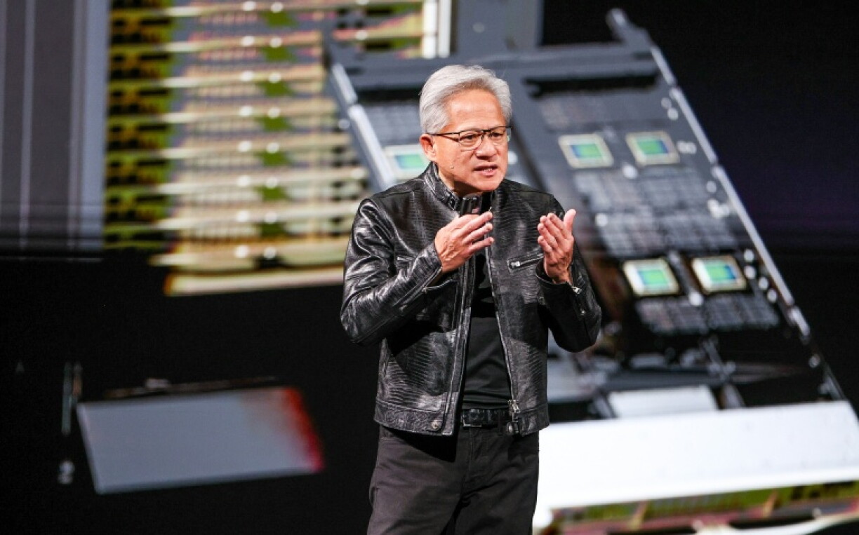Jensen Huang, directeur général de Nvidia, lors du salon Computex à Taipei, le 1er juin 2026