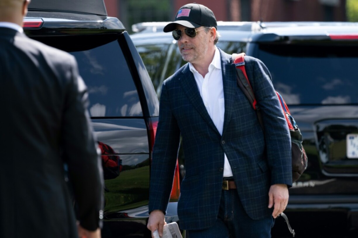 Le fils de Joe Biden , Hunter Biden à Washington, le 4 juillet 2023