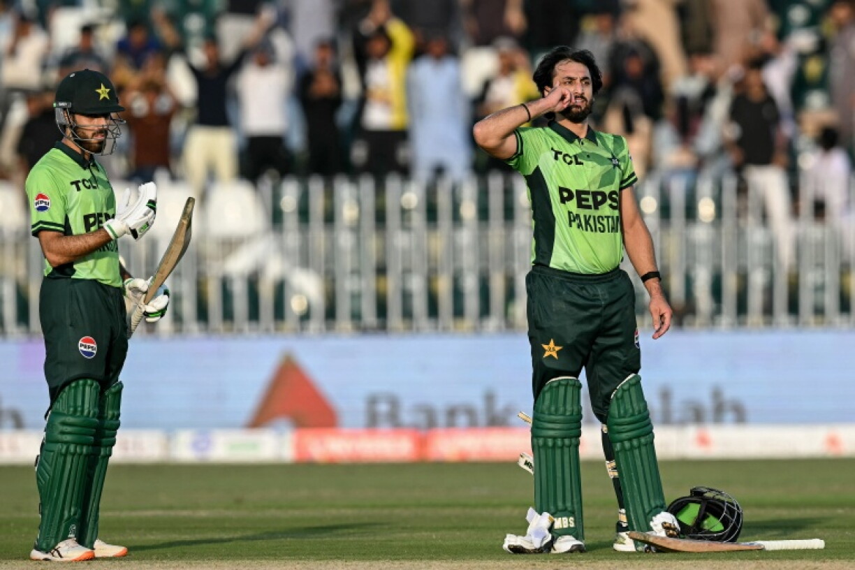 Pakistan's Salman Agha now has four ODI centuries