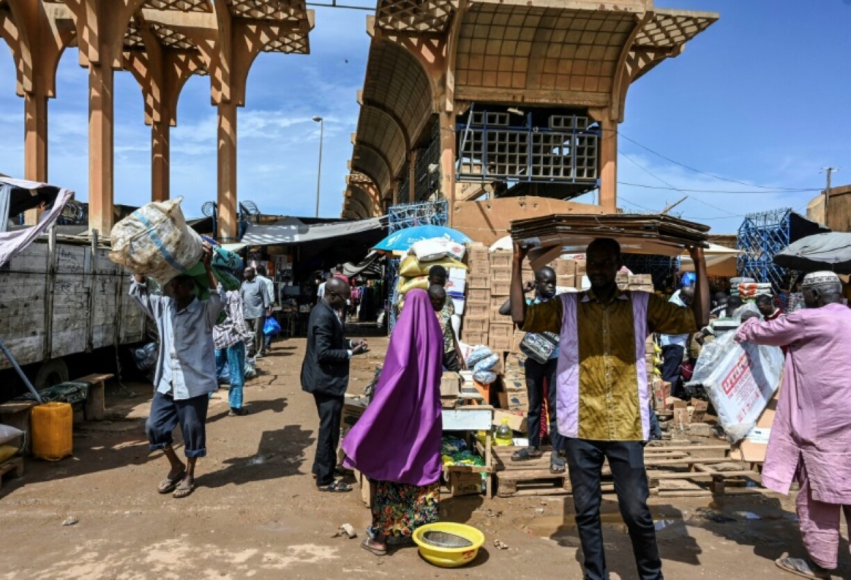 Le marché principal de Niamey, le 8 août 2023