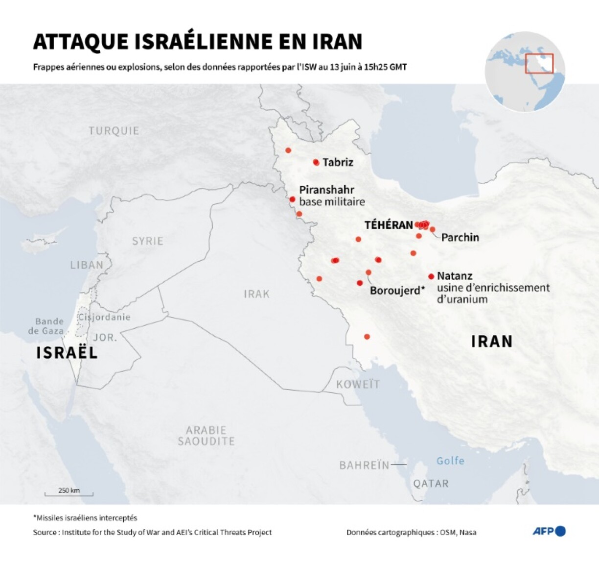 Attaque israélienne en Iran