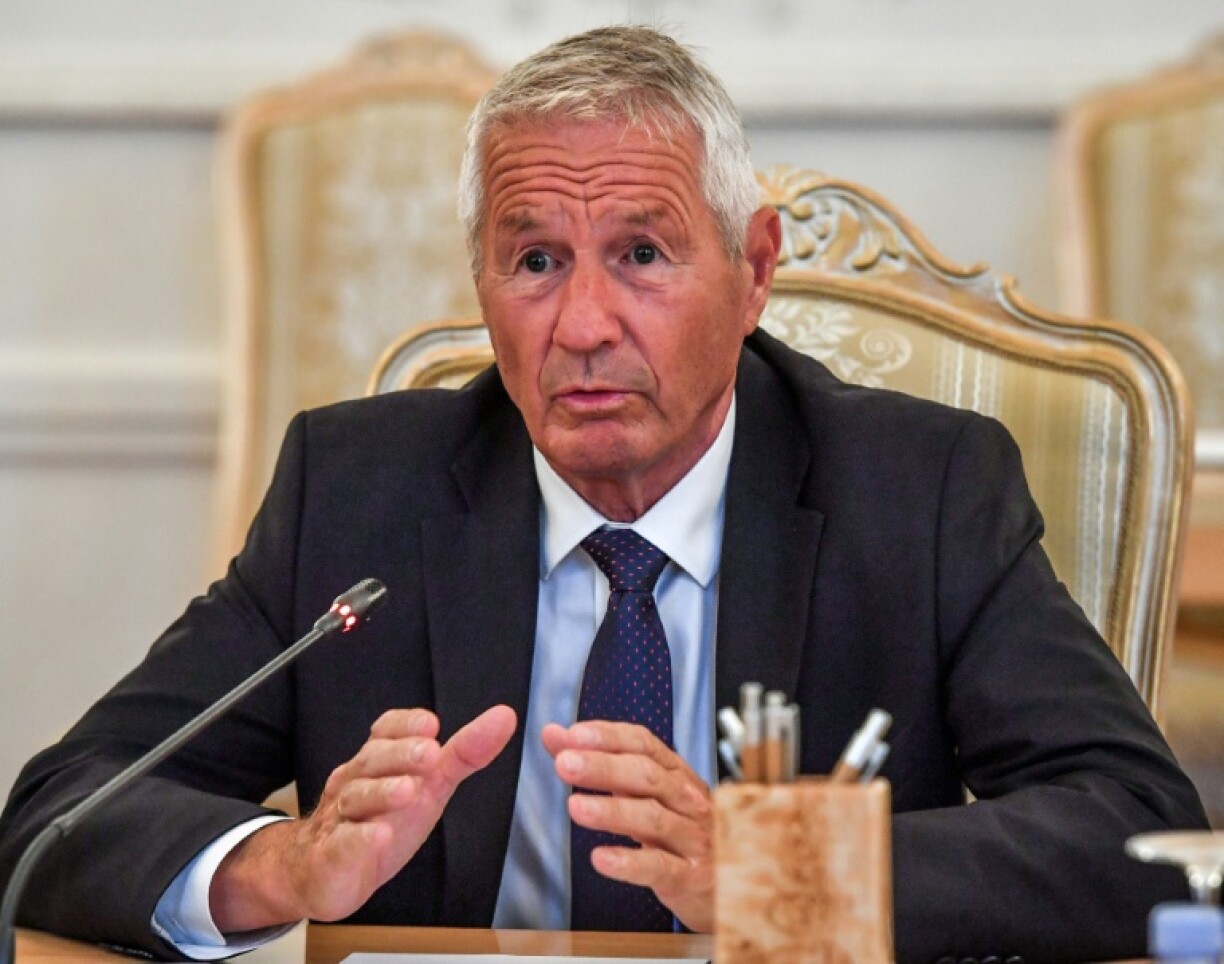 Thorbjørn Jagland, alorssecrétaire général du Conseil de l'Europe, à Moscou le 20 juin 2018