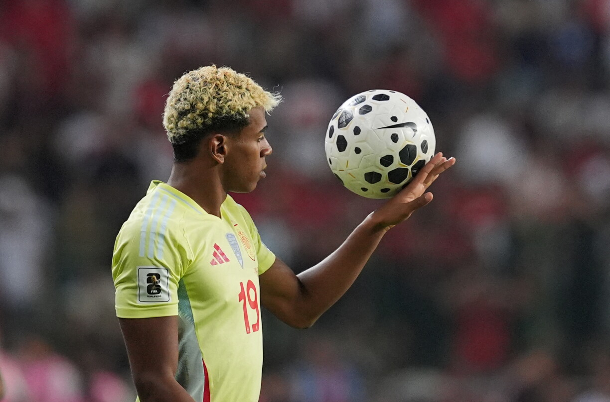De Spiller vu Barca Lamine Yamal steet am spuenesche Kader fir d'WM