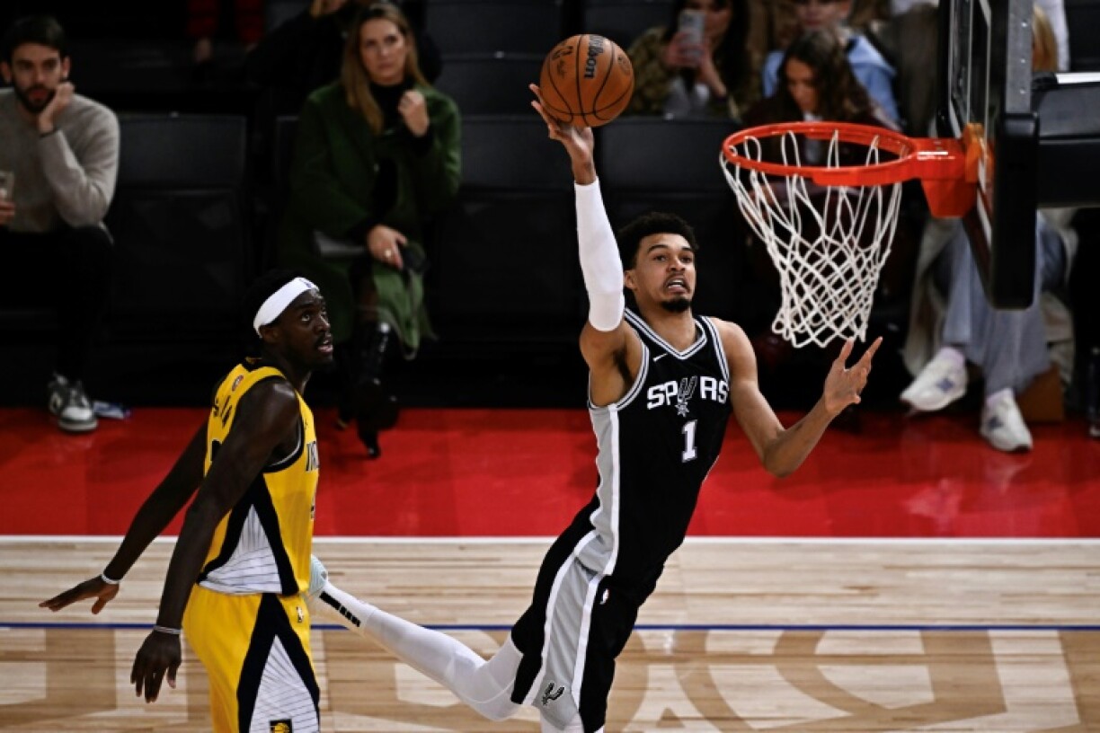 Victor Wembanyama was playing in France with the San Antonio Spurs for the first time