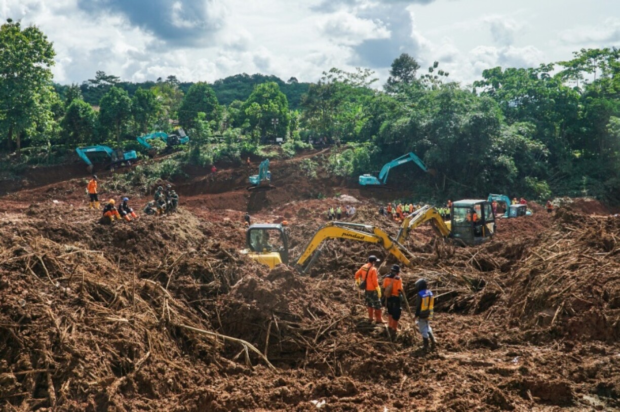 The death toll from three landslides that hit Indonesia's Java island since last week has risen to 18, with more than 30 people missing, authorities said