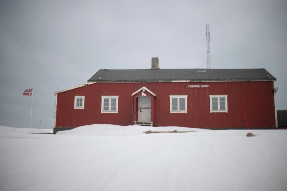To reach the remote Bjornoya (Bear Island), meteorologists have to fly in by helicopter for their six-month stay