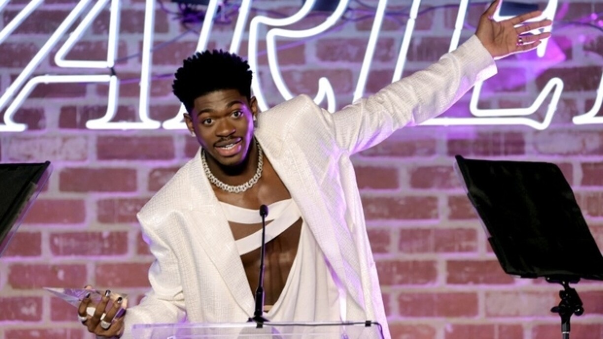 Le rappeur américain Lil Nas X, à Los Angeles (Californie), aux Etats-Unis, le 4 décembre 2021