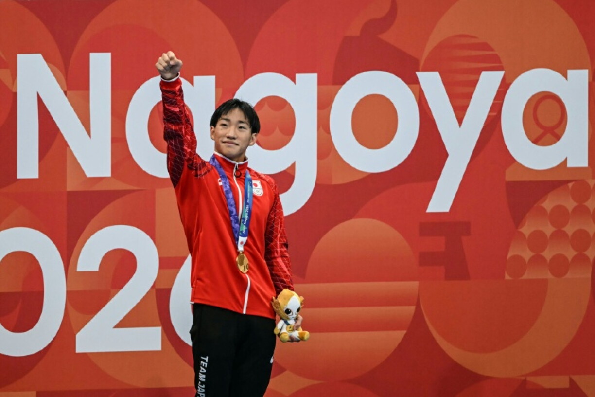 Japan's Shin Ohashi broke the 200m breaststroke world record at the Asian Games