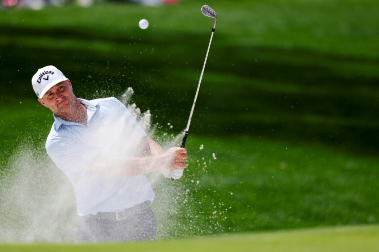 Sweden's Alex Noren fired a five-under par 66 to stand second entering the final round of the PGA Championship