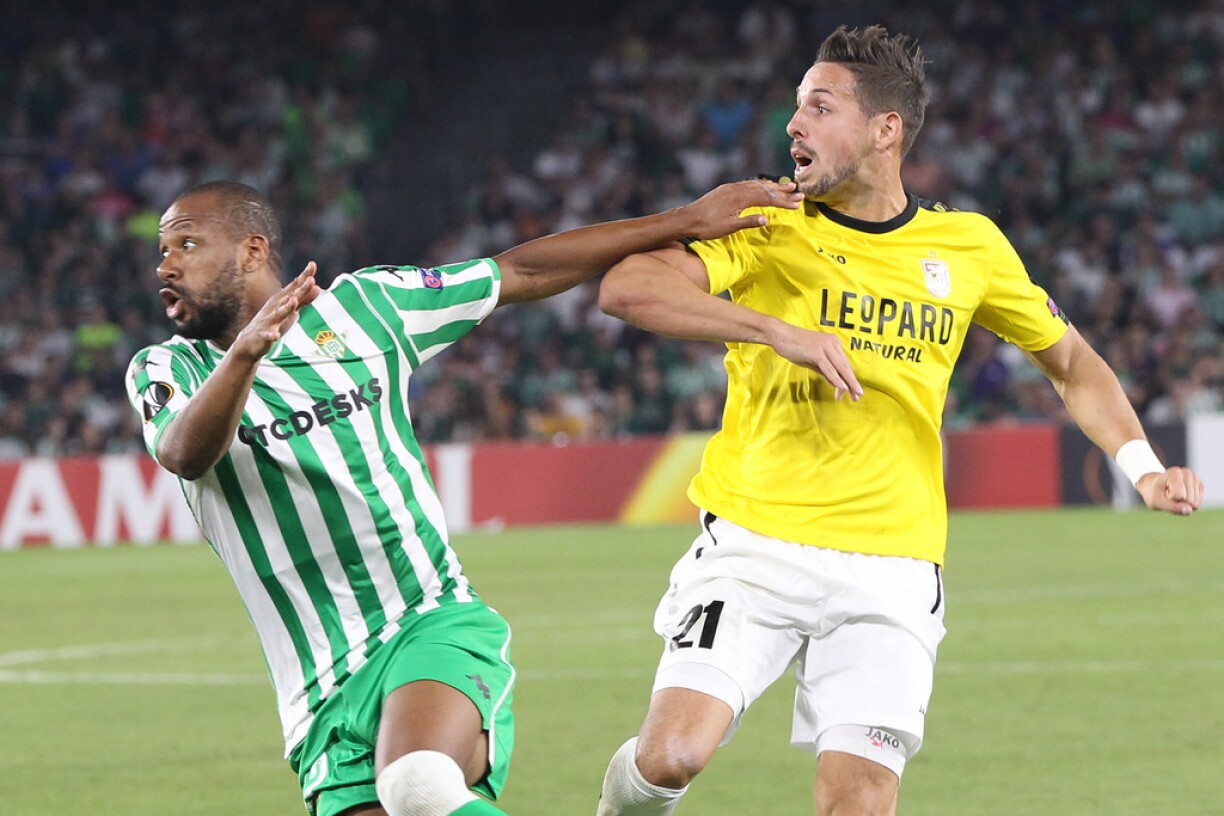 Patrick Stumpf lors de la rencontre face au Real Betis en Europa League