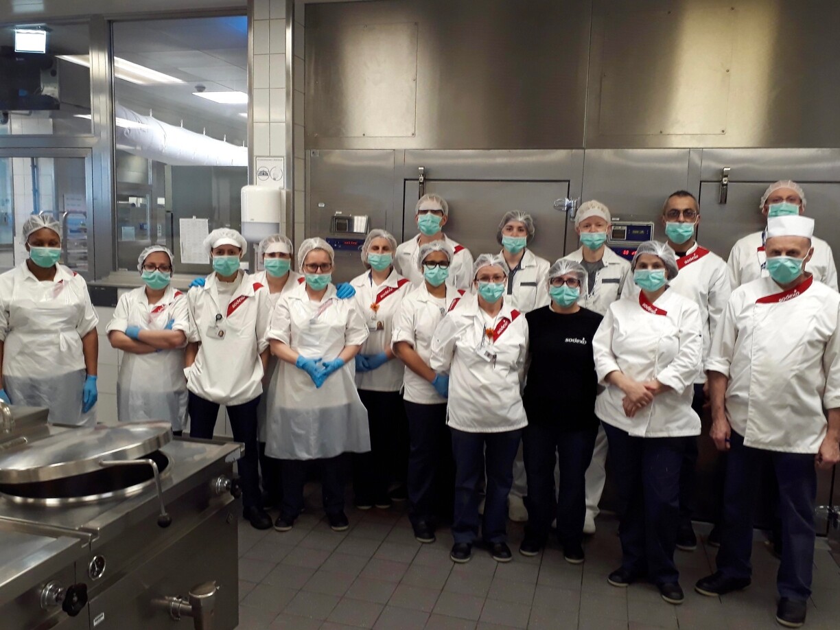 L'équipe du restaurant du Centre Hospitalier du Nord