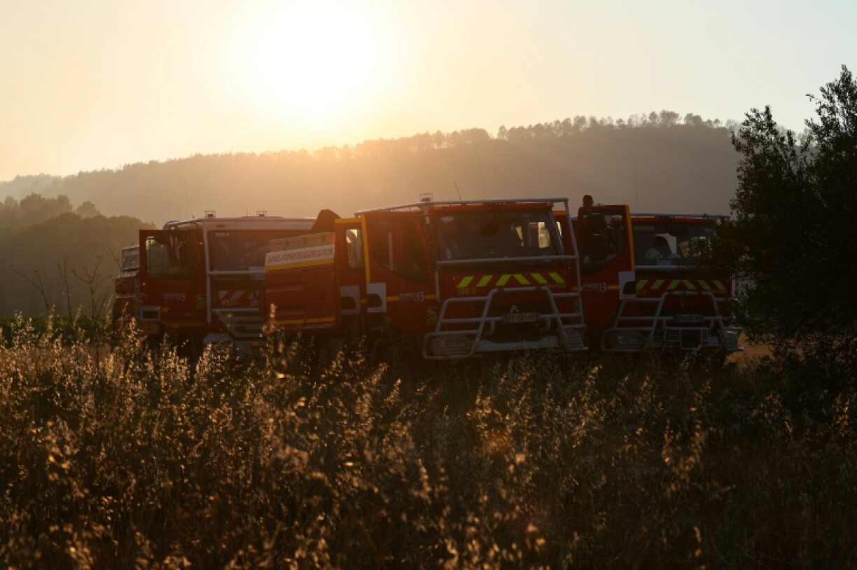 Les moyens de lutte contre les incendies dans le vignoble de Correns, le 1er août 2026.