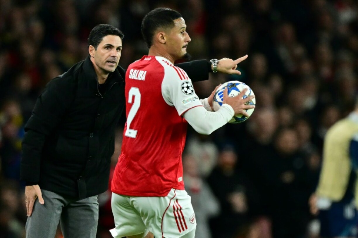 Arsenal defender William Saliba is sidelined due to injury