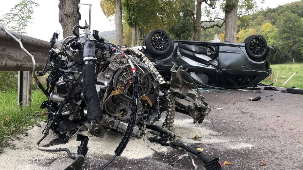 Un des 35 accidents mortels survenus sur les routes du Luxembourg en 2022.
