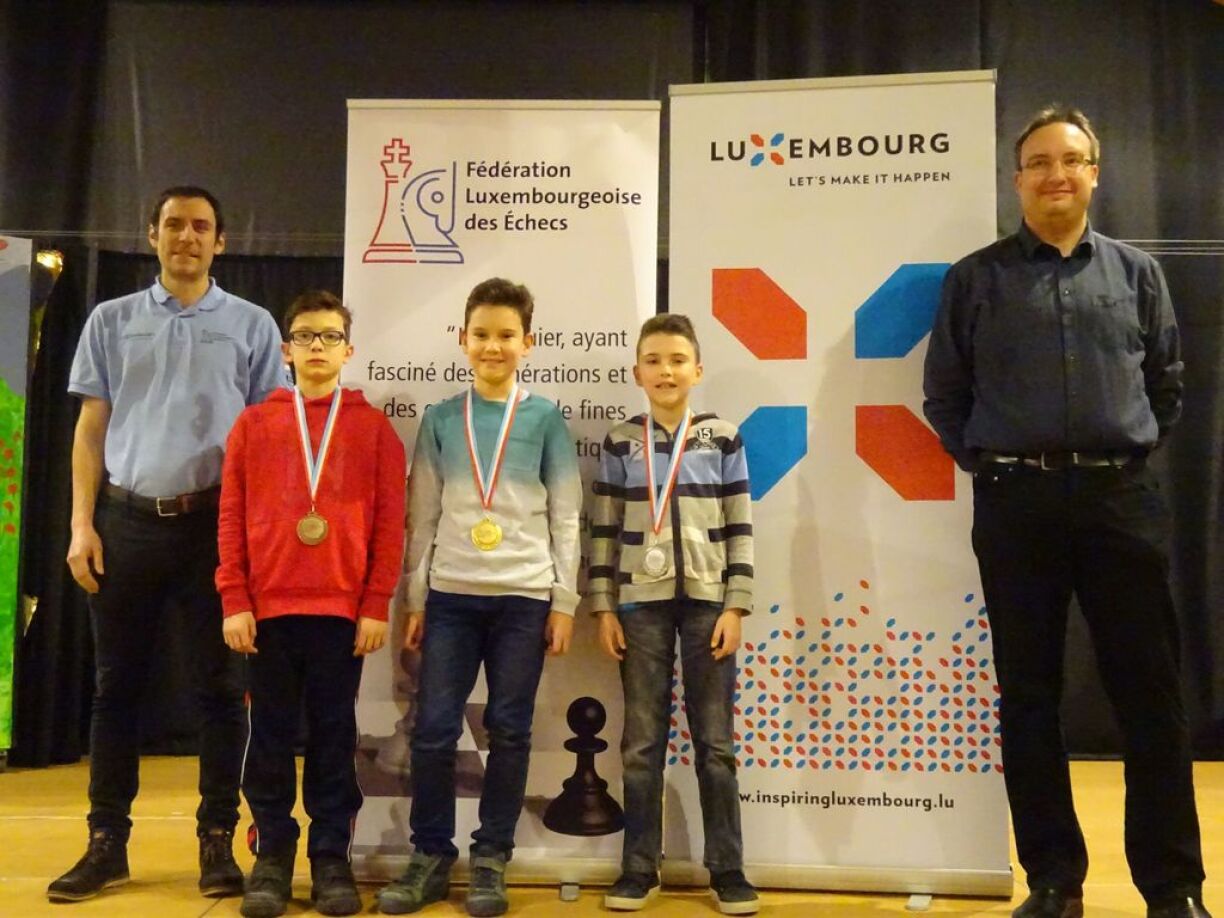 De Podium an der Kategorie U12.