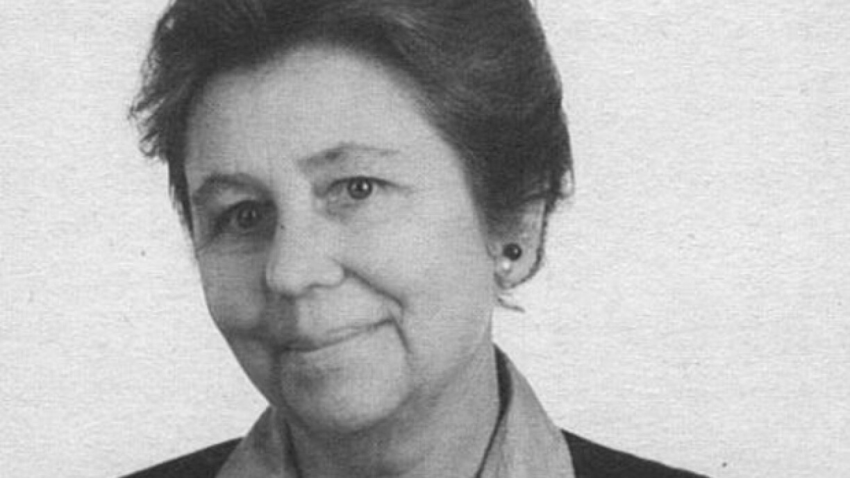 E Bild vun der Mady Schaffner aus dem Broschür vun der DP-Iechternach fir d'Gemengewalen 1993.