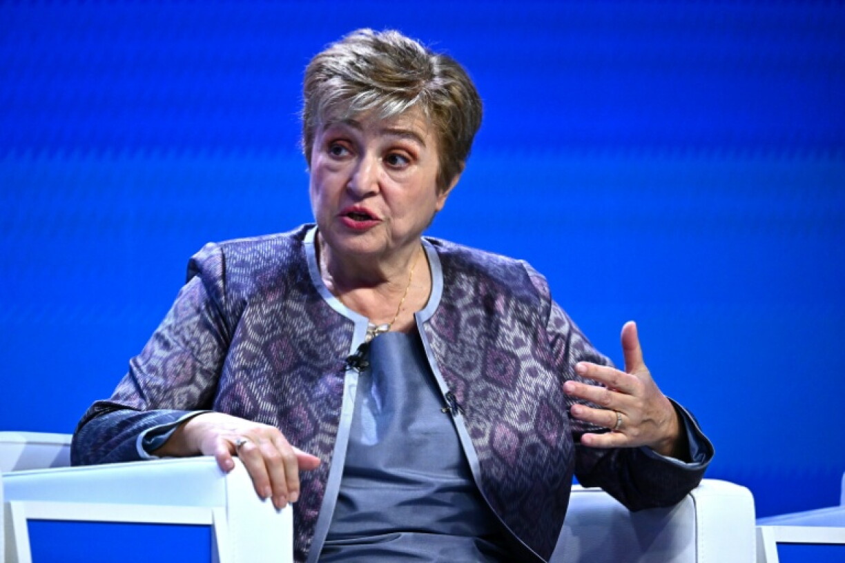 IMF chief Kristalina Georgieva said a slowdown in AI investment "would be felt across the world".