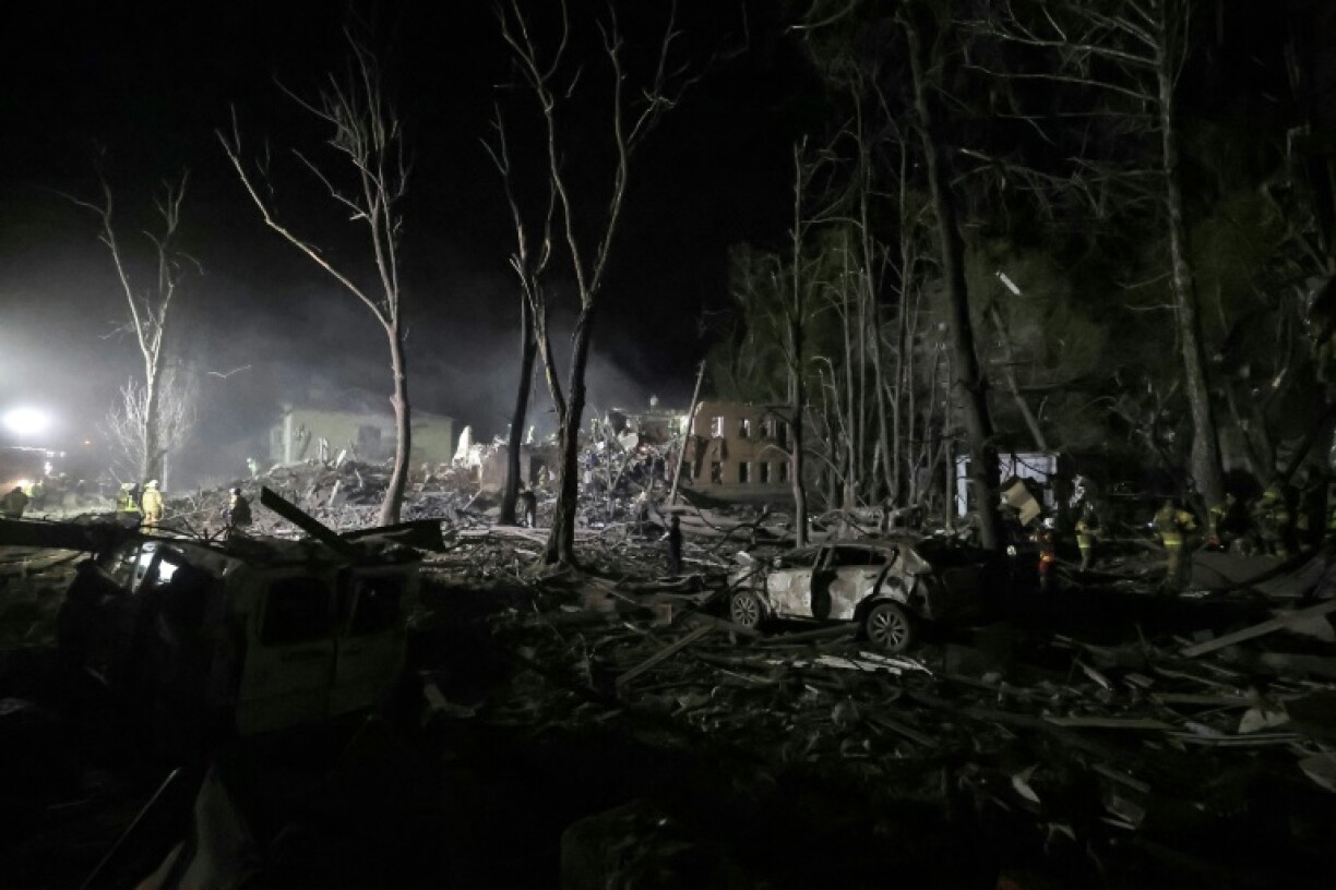 Russia fired at least 70 missiles and 145 drones at Ukraine between late Wednesday and early Thursday, the main target being Kyiv, the Ukrainian air force said