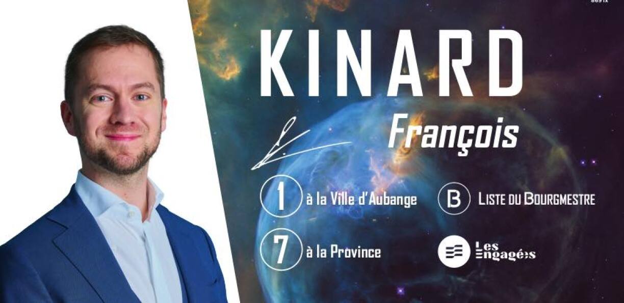 François Kinard, le bourgmestre d’Aubange, a provoqué un raz-de-marée dans la cité sidérurgique