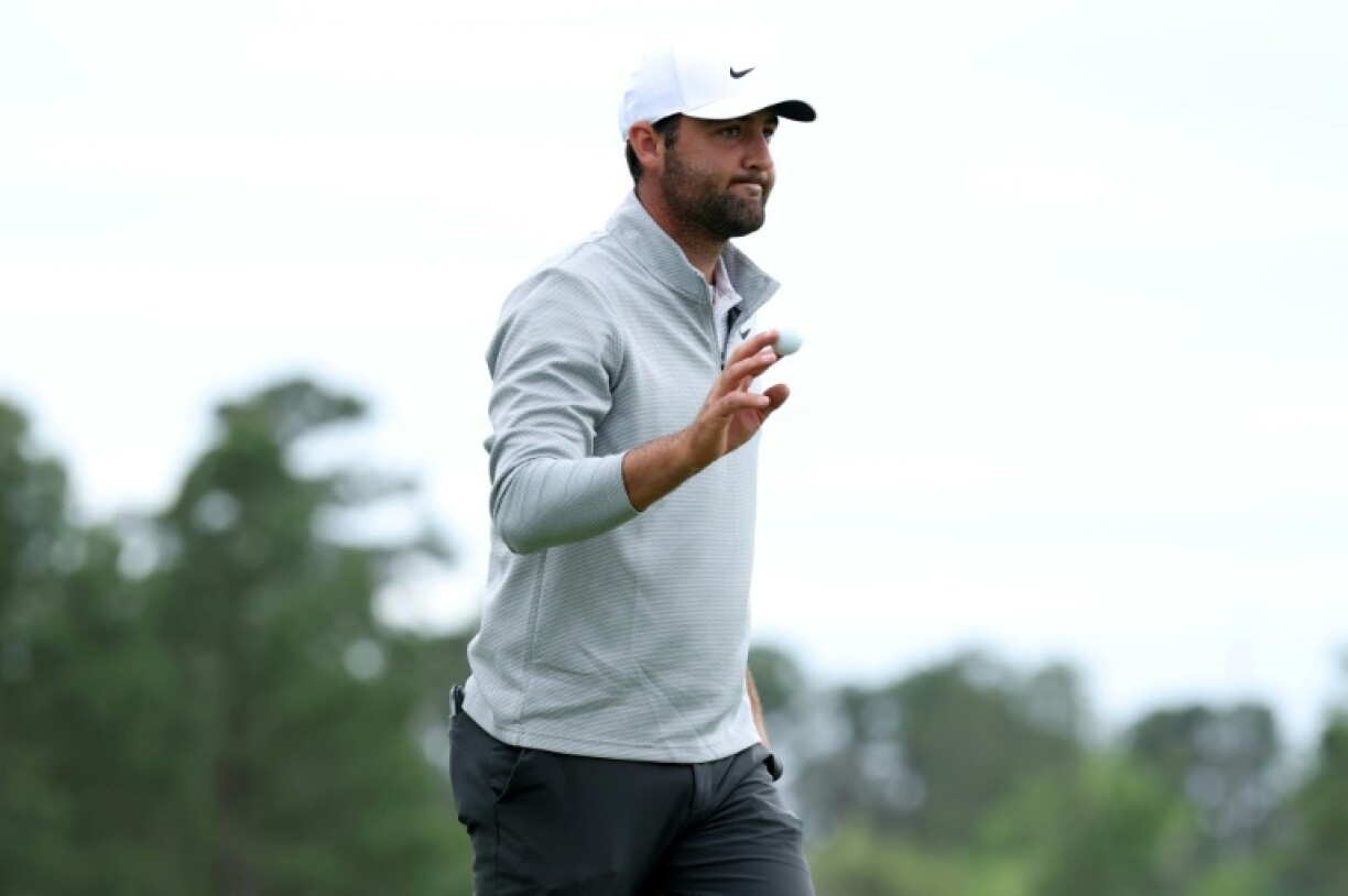 World number one Scottie Scheffler of the United States matched a course and tournament record with a 62 to grab the lead at the PGA Houston Open