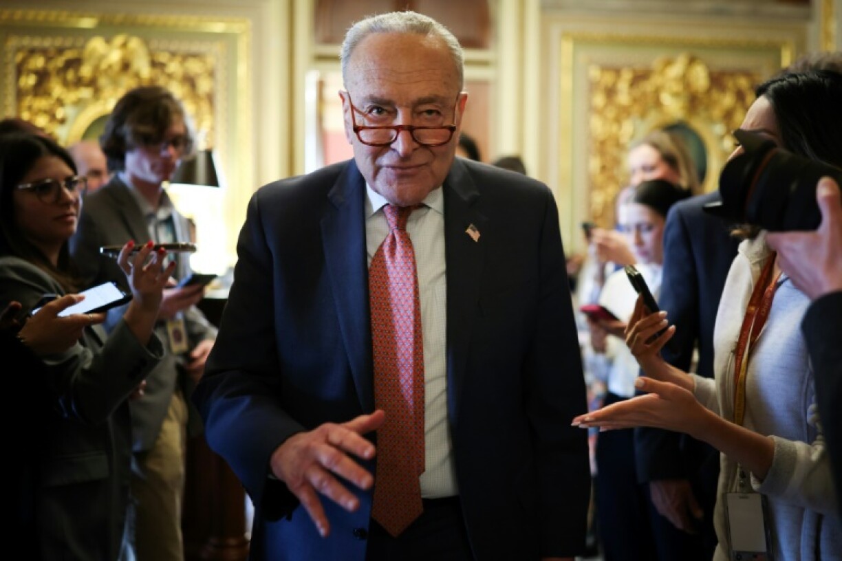 Senate Minority Leader Chuck Schumer was accused by angry Democrats of