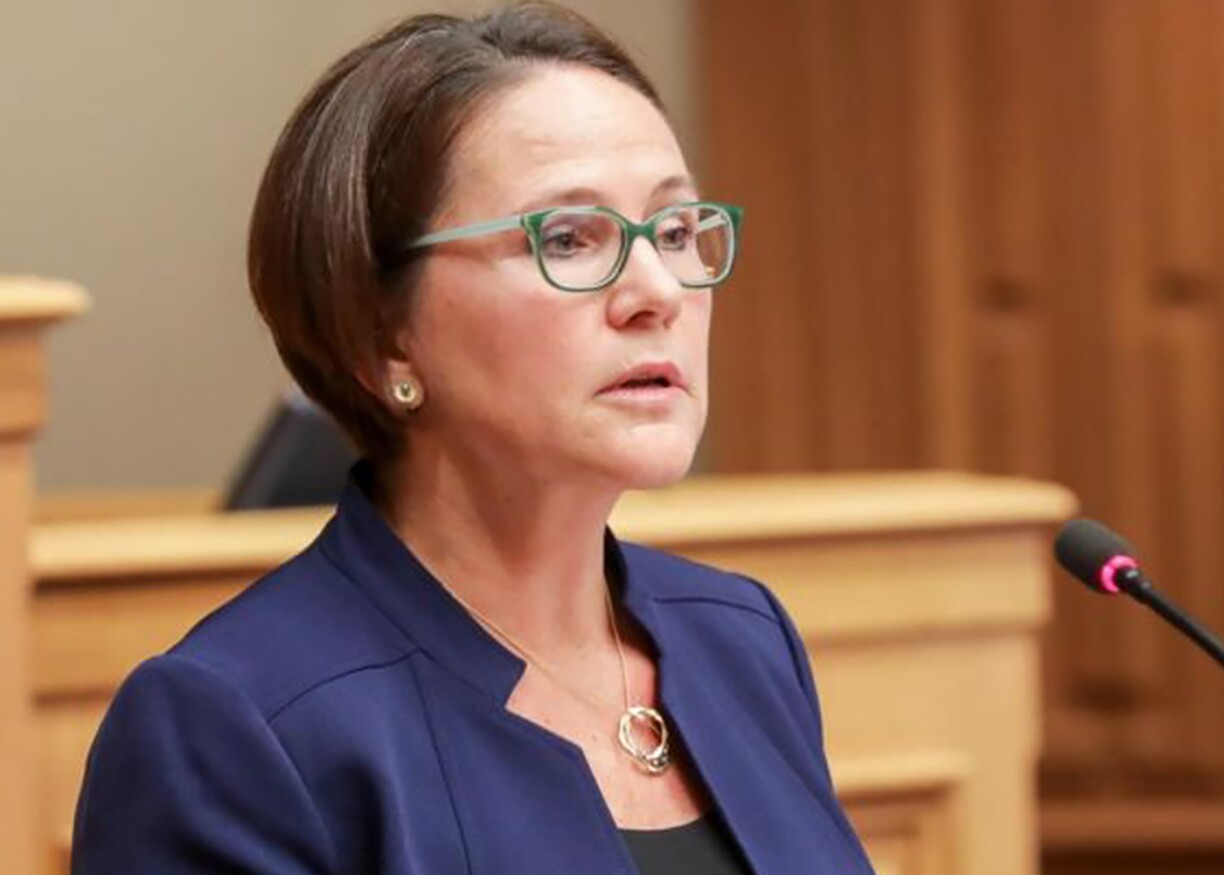 Finance minister Yuriko Backes