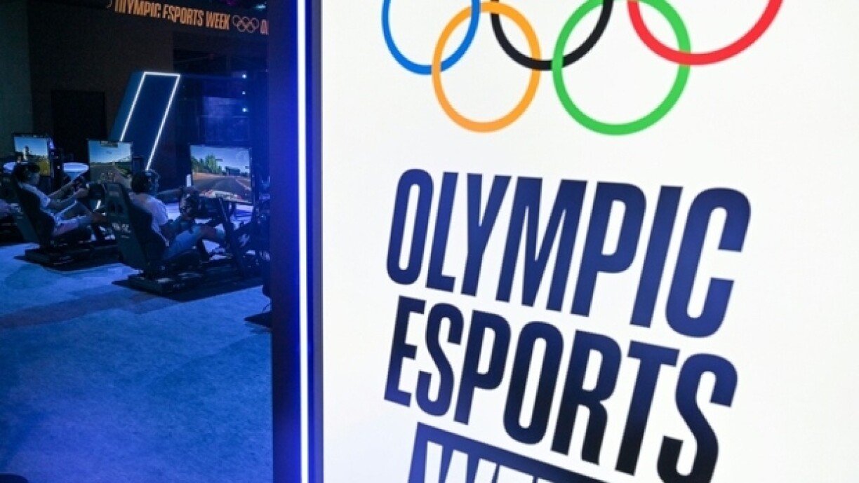 L'affiche de la semaine olympique de l'esport à Singapour, le 22 juin 2023