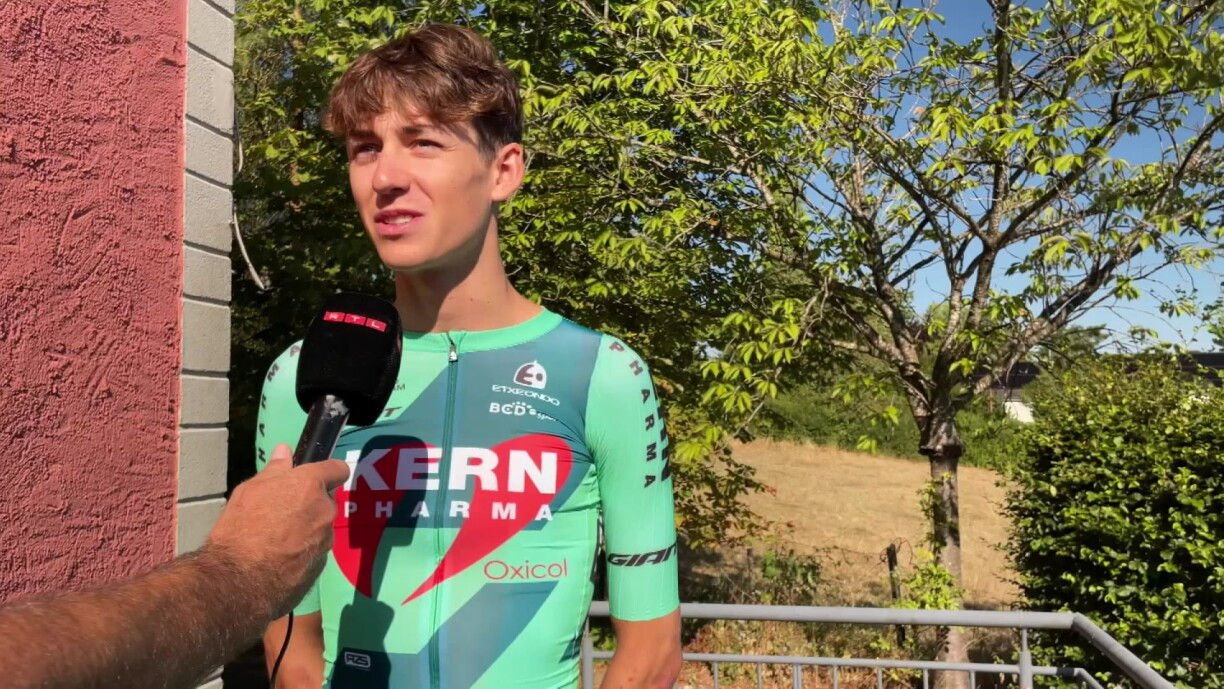 Wier Mats Wenzel fiert d'Vuelta: