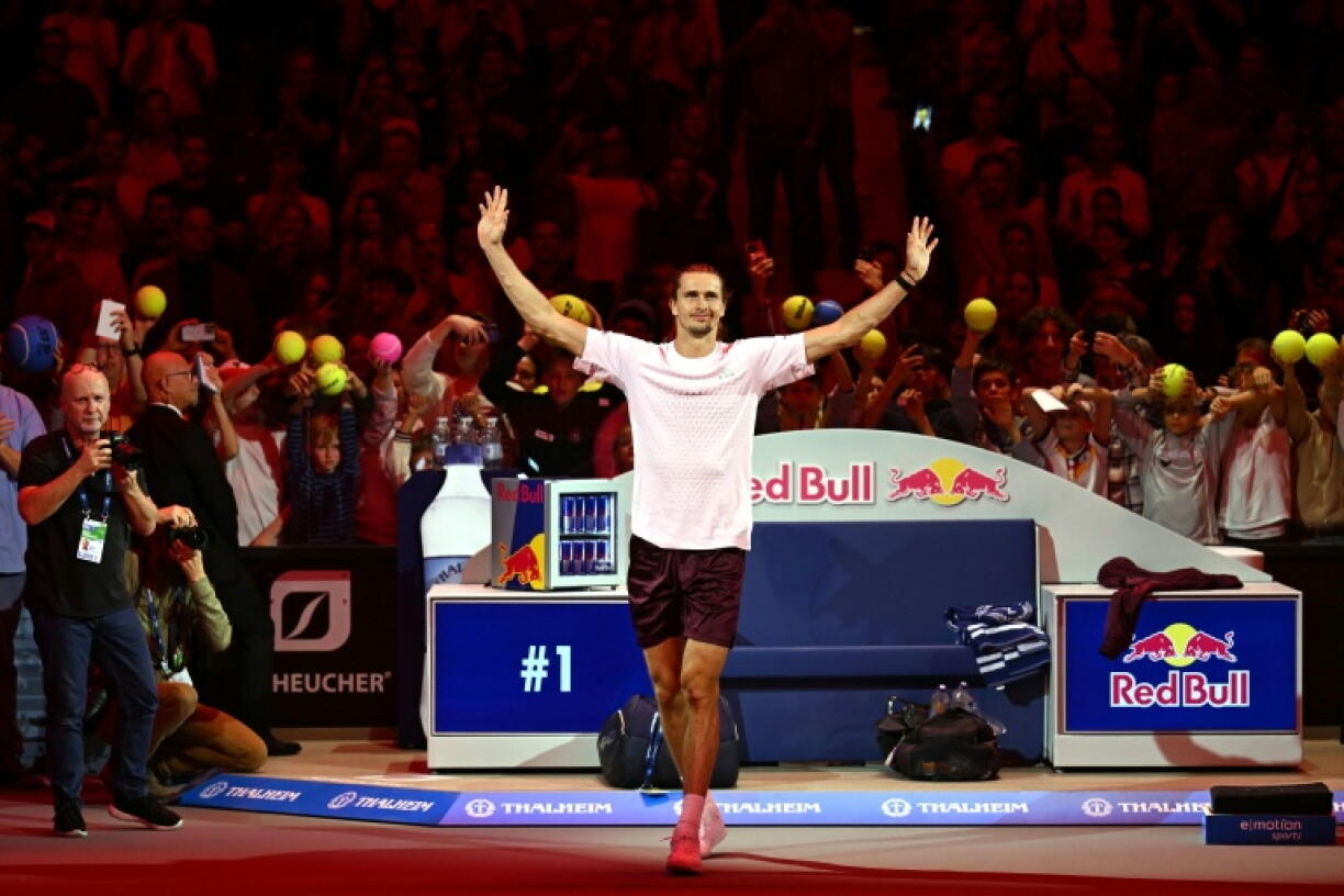 Germany's Alexander Zverev will become world number one on Monday