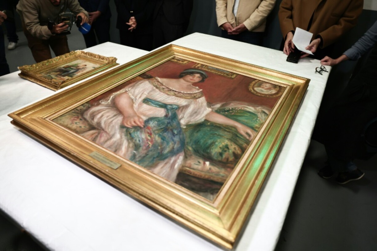 Thieves last month broke into the museum in the southern town of Cagnes-sur-Mer and escaped with two works by Renoir