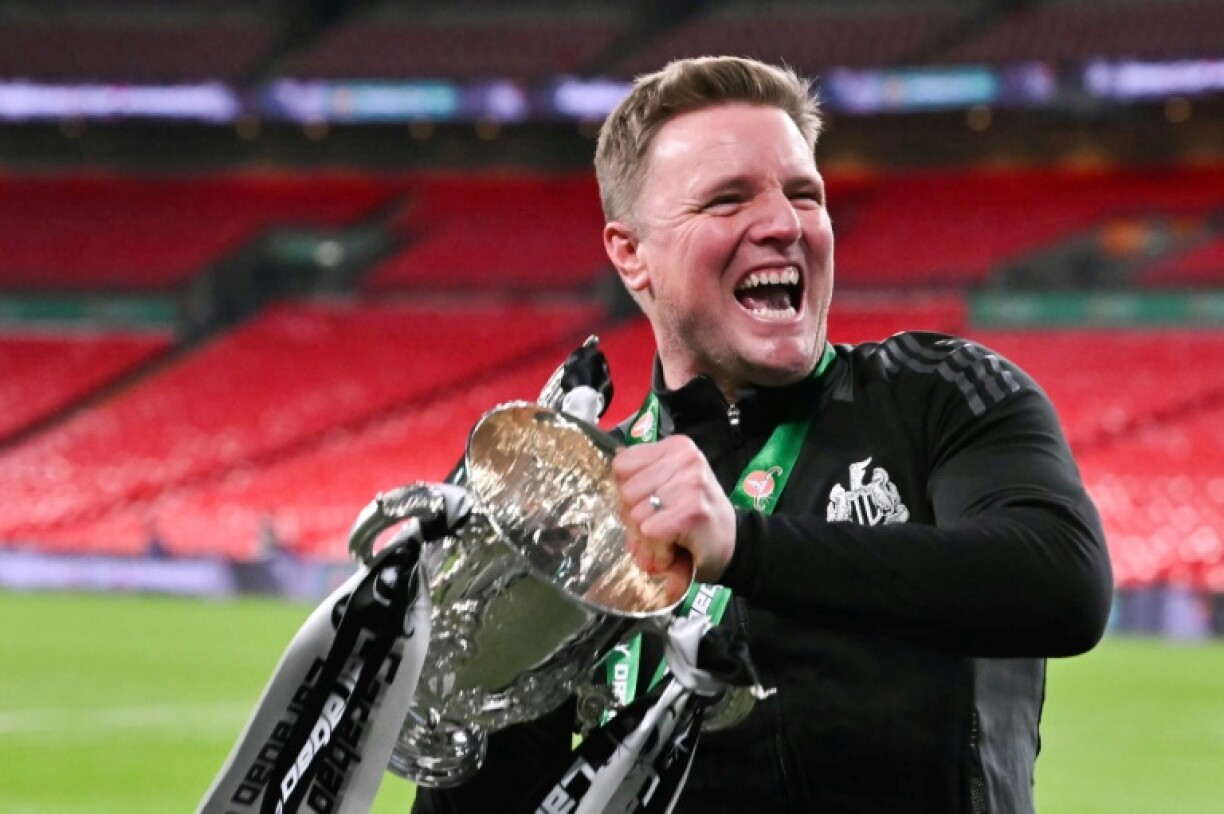 Eddie Howe led Newcastle to League Cup glory against Liverpool