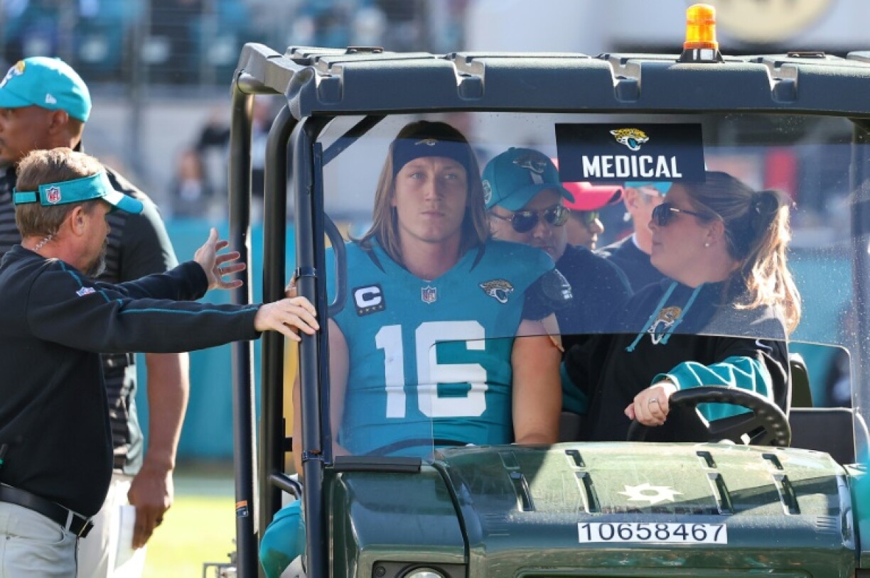 Jacksonville Jaguars quarterback Trevor Lawrence, taken off the field after receiving a concussion in an illegal hit, was placed on the injured reserve list by the NFL club and will miss at least the next four games