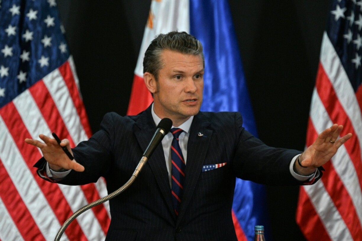 US Defense Secretary Pete Hegseth is in Manila for meetings with his Philippine counterpart and President Ferdinand Marcos