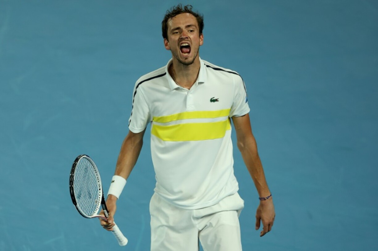 Daniil Medvedev, ici à l'Open d'Australie à Melbourne, le 19 février 2021, fait figure de grand favori au Masters 1000 Miami