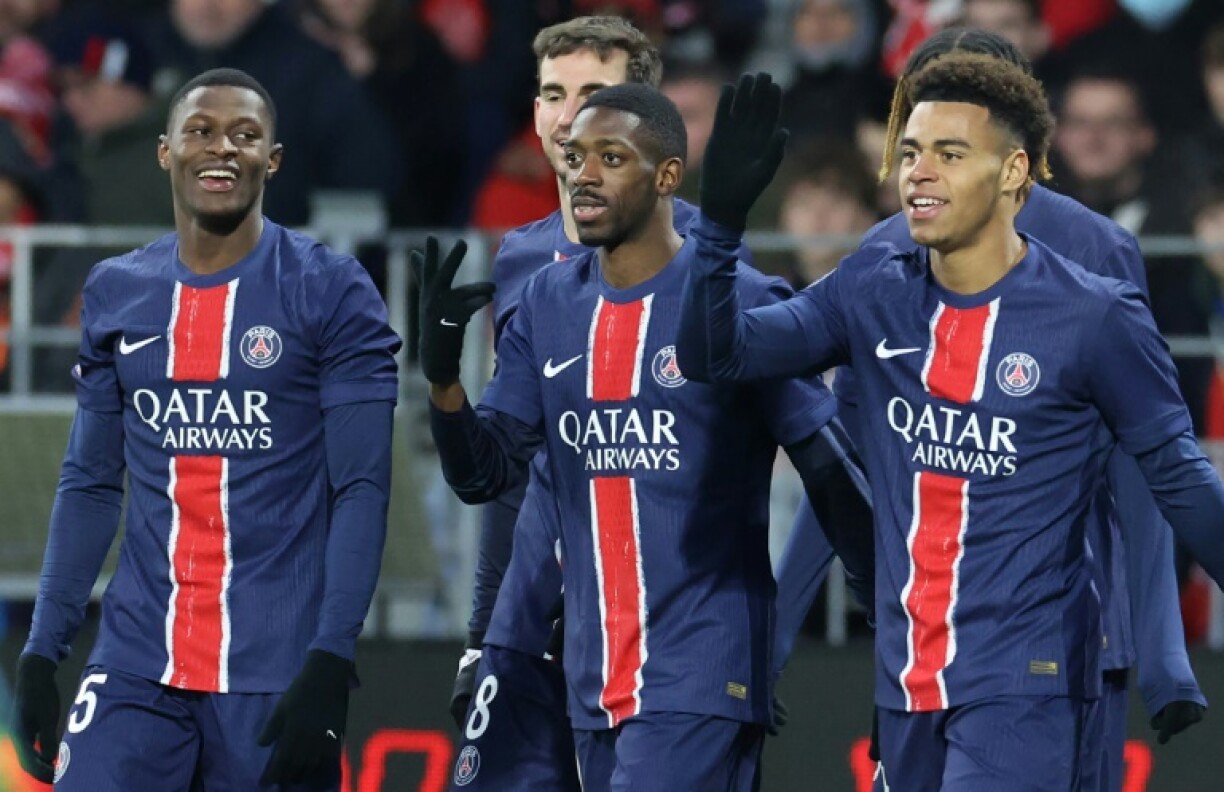 Ousmane Dembele (C) is in the form of his life for Paris Saint-Germain, who have not lost to French opposition this season
