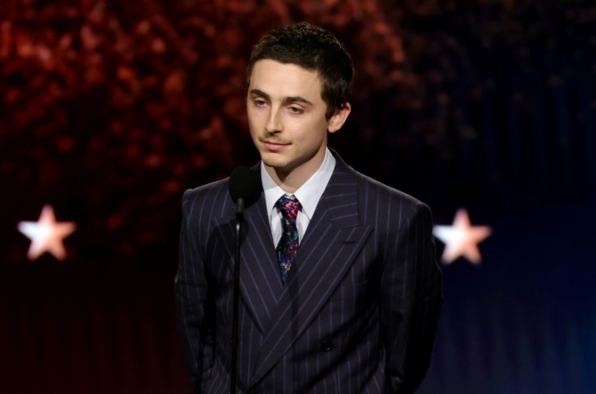 Timothée Chalamet, le 4 janvier 2026, à Santa Monica, aux Etats-Unis lors des Critics Choice Awards