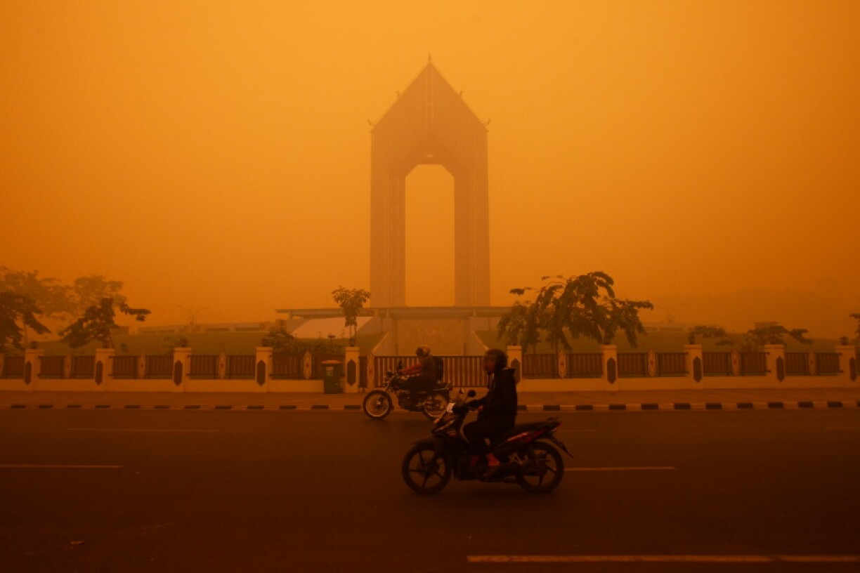 Thick haze from Indonesia wildfires has spiked air pollution domestically and in neighbouring countries