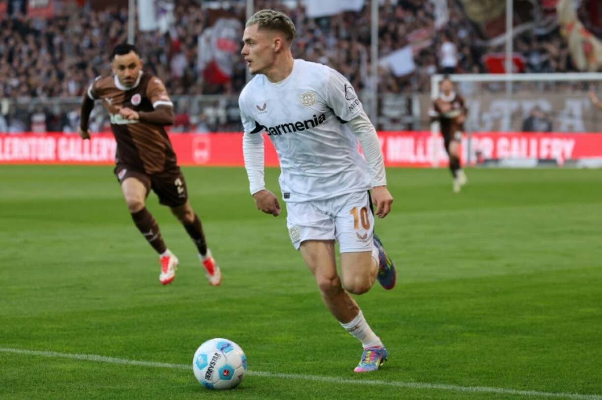 Bayer Leverkusen's German star Florian Wirtz