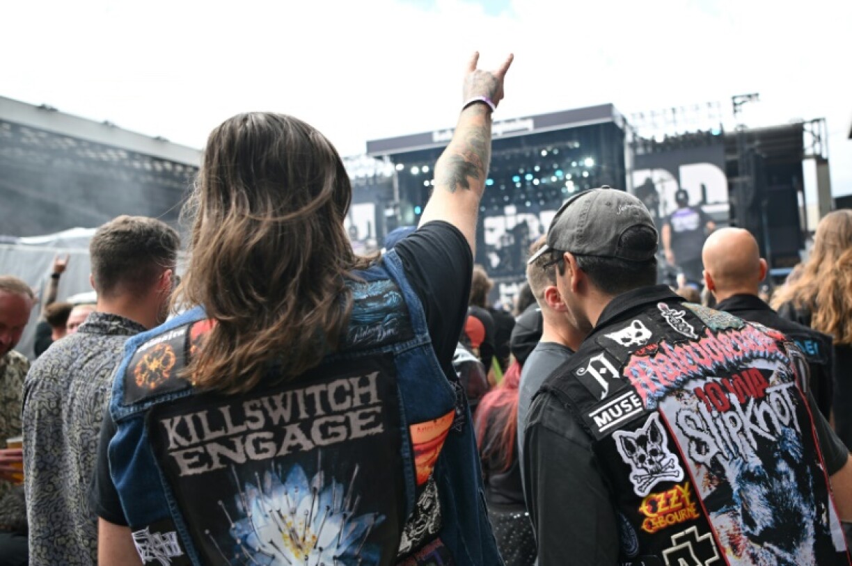 Crowds gather for British rock band Black Sabbath's 'Back to The Beginning' concert