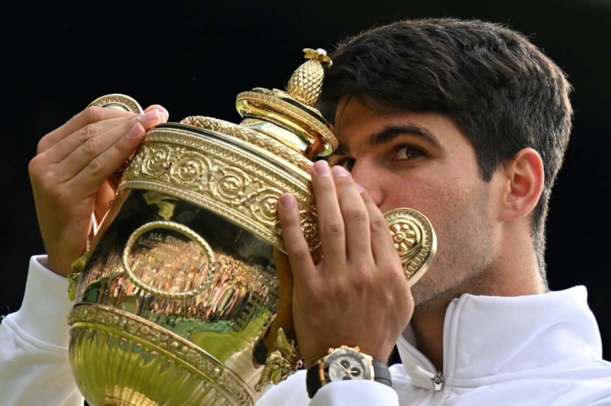 Carlos Alcaraz won Wimbledon in 2023 and 2024