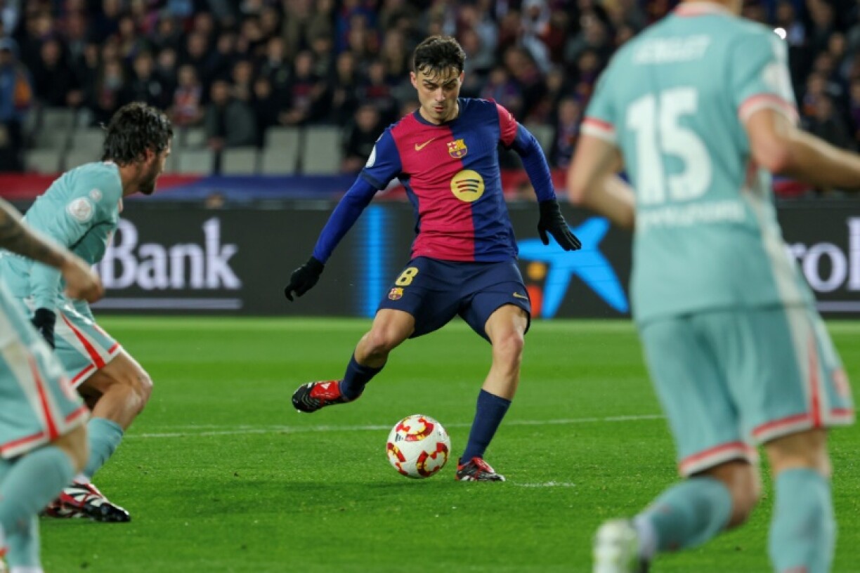 Pedri Gonzalez ran the show for Barca and opened the scoring against Atletico in the semi-final first leg thriller