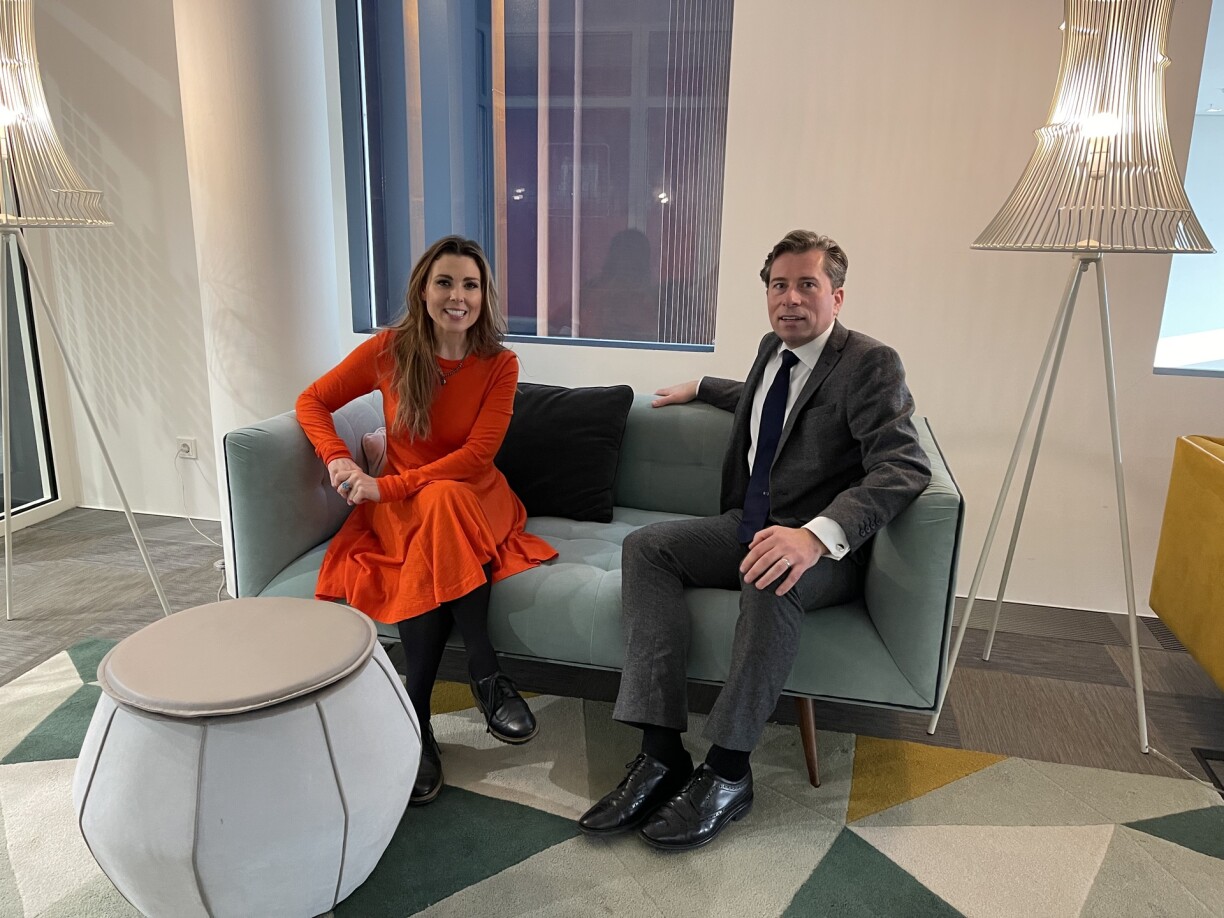 Lisa Burke and Tom Fletcher