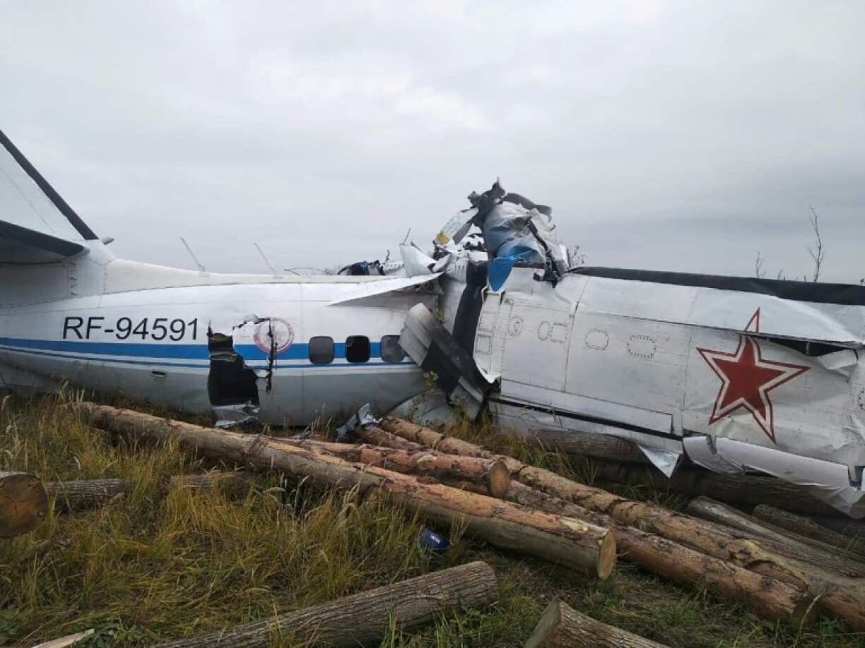 Le L-410 accidenté près de Menzelinsk, le 10 octobre 2021