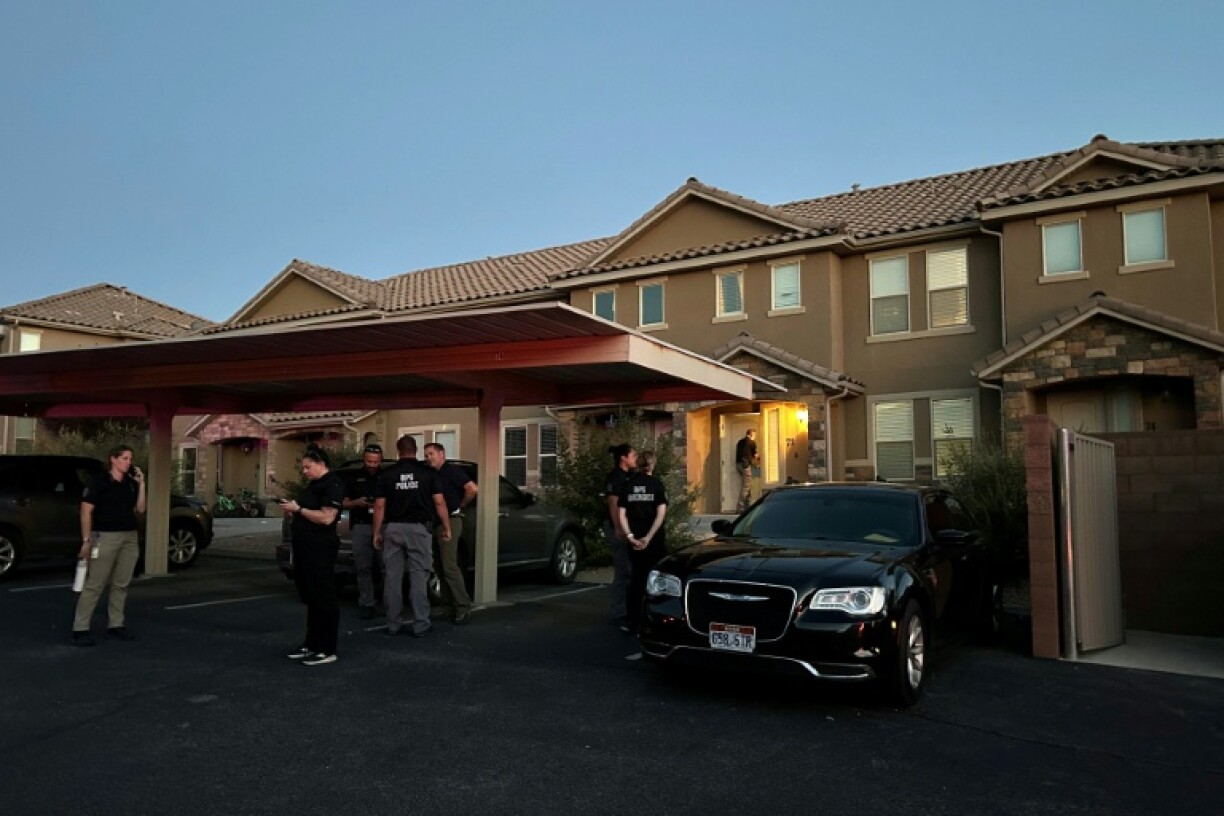 Forensic agents are seen at the apartment complex where Tyler Robinson, the 22-year-old suspected of killing right-wing activist Charlie Kirk, lives in St. George, Utah