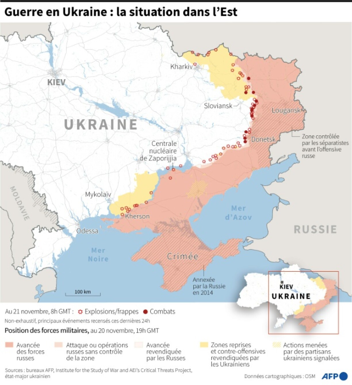 Guerre en Ukraine : la situation dans l'Est