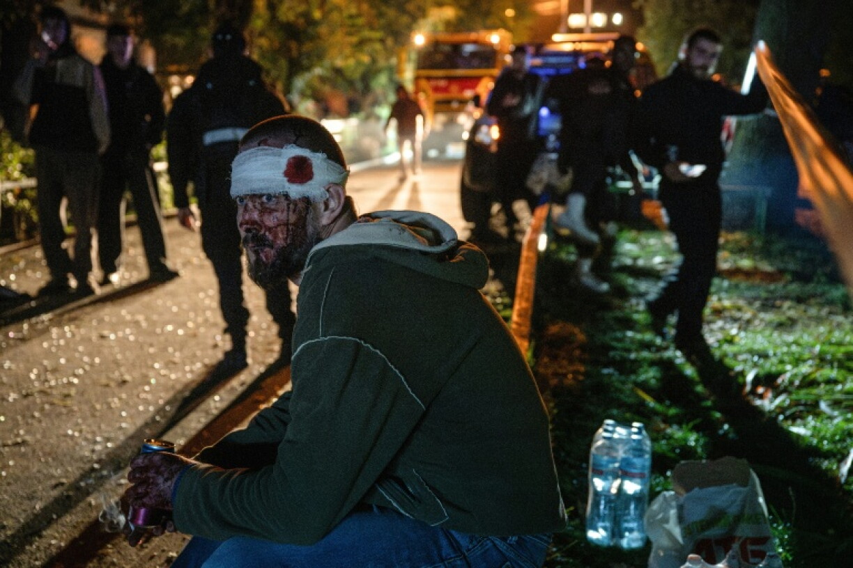 Four people were killed in Kyiv, with dozens more wounded