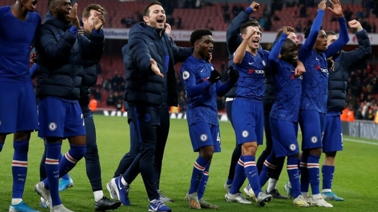 D'Freed beim Frank Lampard an de Blues war no der Victoire géint Arsenal grouss.