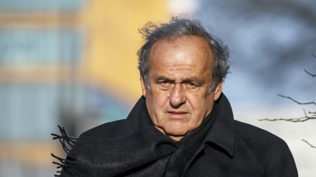 Michel Platini à Muttenz près de Bâle en Suisse le 4 mars 2025