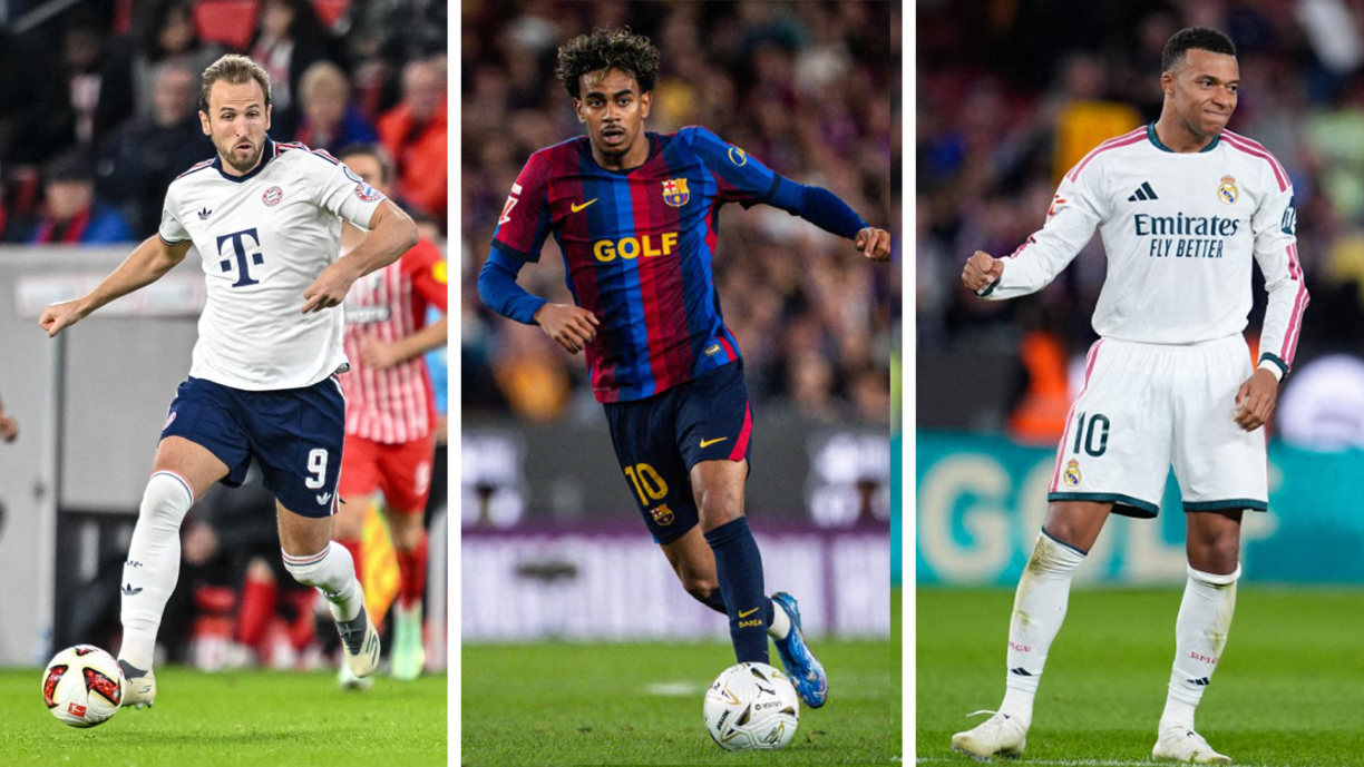 Harry Kane, Lamine Yamal et Kylian Mbappé font partie des favoris pour décrocher le Ballon d'Or 2026.